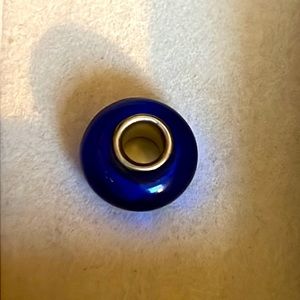 Brighton pearl blue iridescent, charm, bead for bracelet or necklace retired